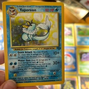Vaporeon Pokemon card